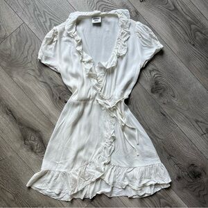 Sunday Best Ruffle Wrap Blouse size XS boho‎ cottagecore romantic